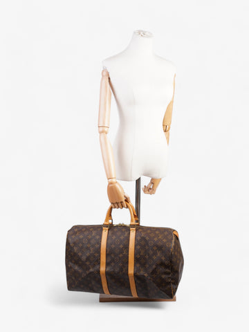 Louis Vuitton Keepall  Monogram Coated Canvas 50