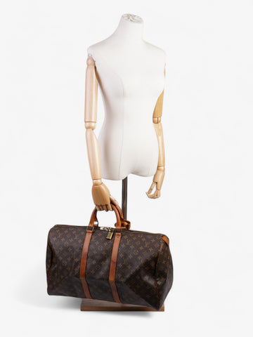 Louis Vuitton Keepall  Monogram Coated Canvas 50