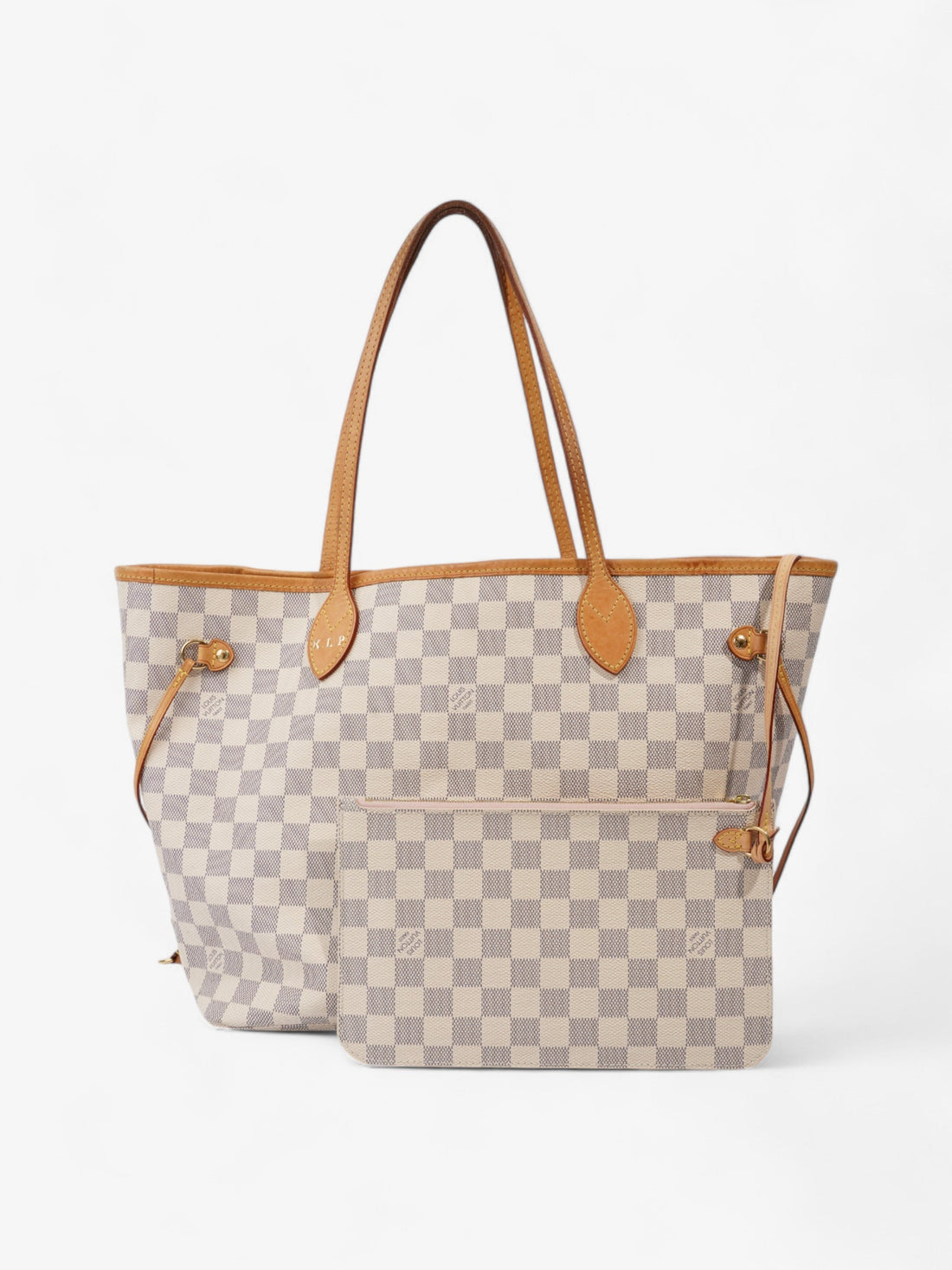 Louis Vuitton Neverfull Damier Azur Coated Canvas MM