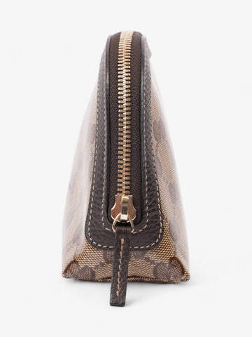 Gucci CS Cosmetic Bag CS Supreme / Brown Canvas