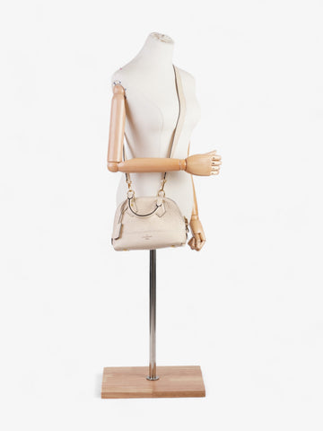 Louis Vuitton Neo Alma BB Beige / Black Embossed Leather BB