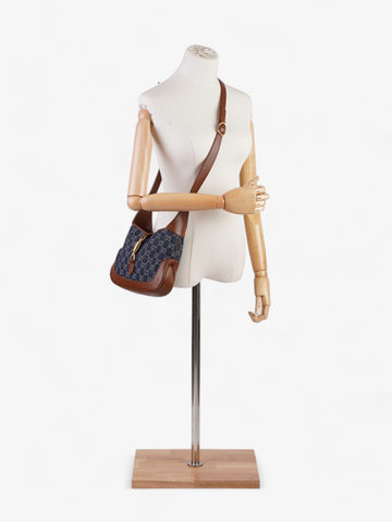 Gucci Jackie 1961 Denim CS Supreme / Brown Leather Denim Small