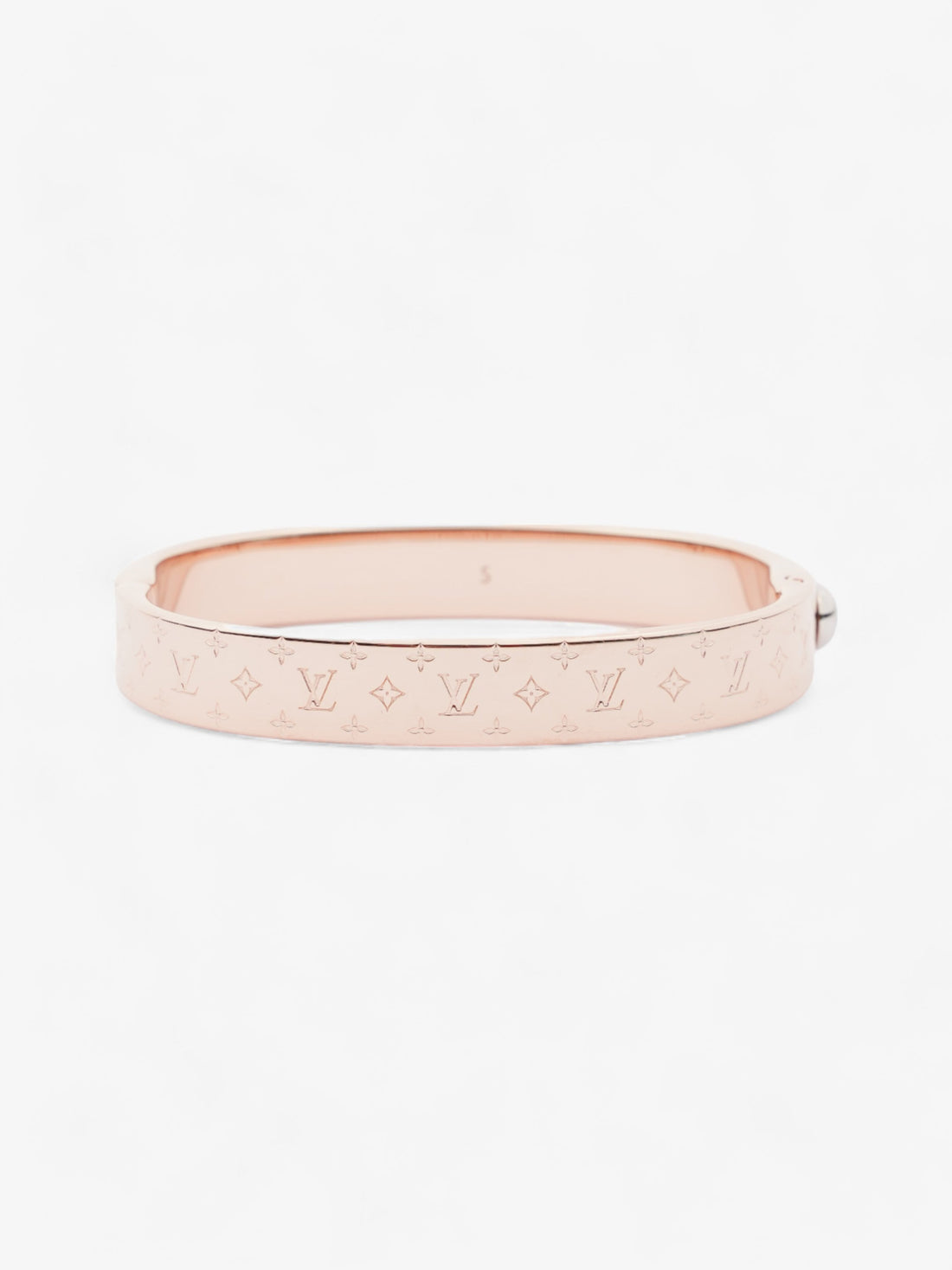 Louis Vuitton Nanogram Cuff Rose Gold Brass S