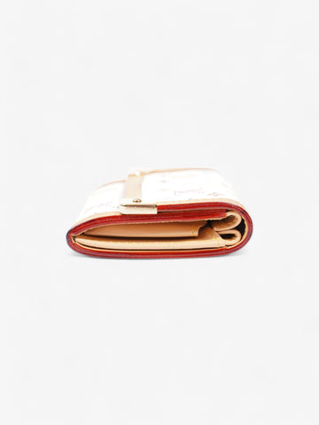 Louis Vuitton Porte Monnaie Monogram Multicolour / White Canvas