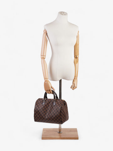 Louis Vuitton Speedy 30 Damier Ebene Coated Canvas