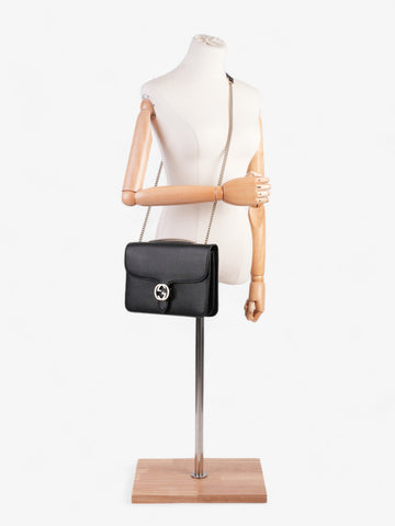 Gucci Interlocking G Bag Black Leather