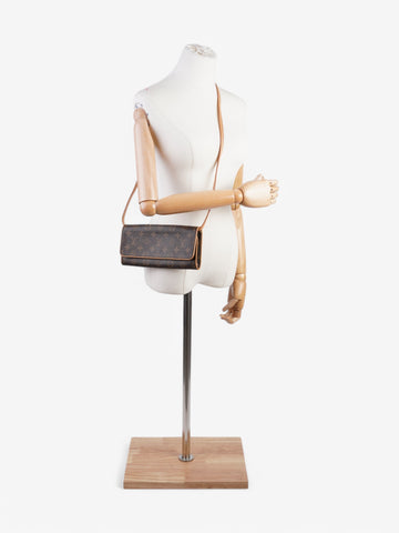 Louis Vuitton Pochette Twin Monogram Coated Canvas GM