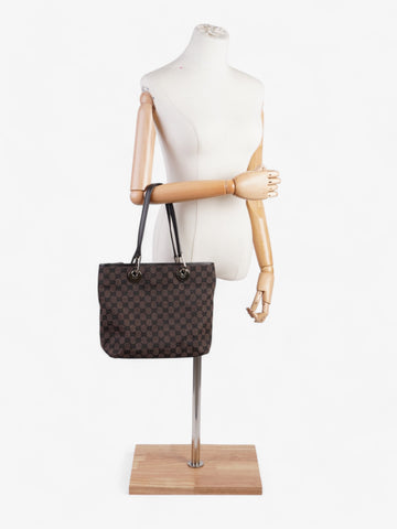 Gucci CS Tote Bag CS Supreme / Dark Brown Canvas