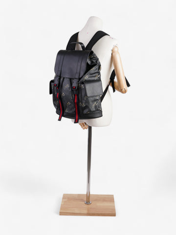 Gucci Tiger Backpack CS Supreme / Black Canvas