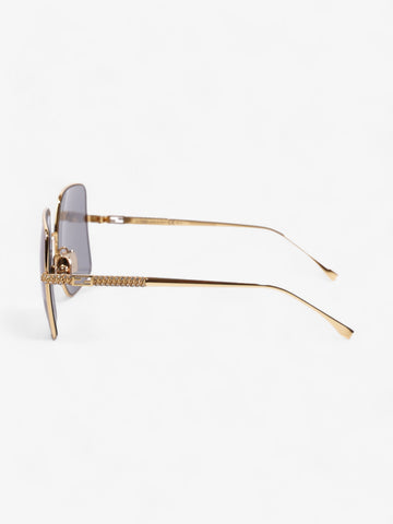 Fendi FF Sunglasses Gold Acetate 145mm