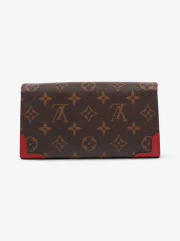 Louis Vuitton Sarah Wallet Monogram / Red Coated Canvas