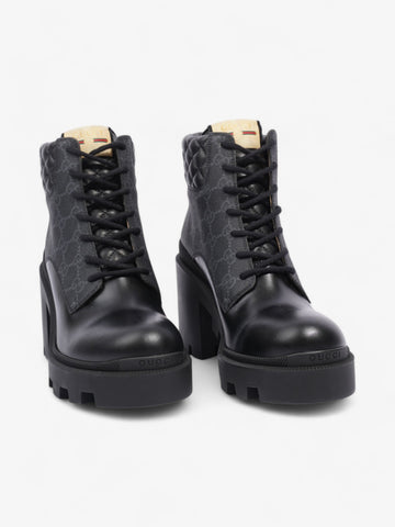 Gucci CS Ankle Boot 90 Black Leather EU 40 UK 7