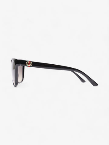 Gucci CS Web Sunglasses Black / Red / Green Acetate 135mm