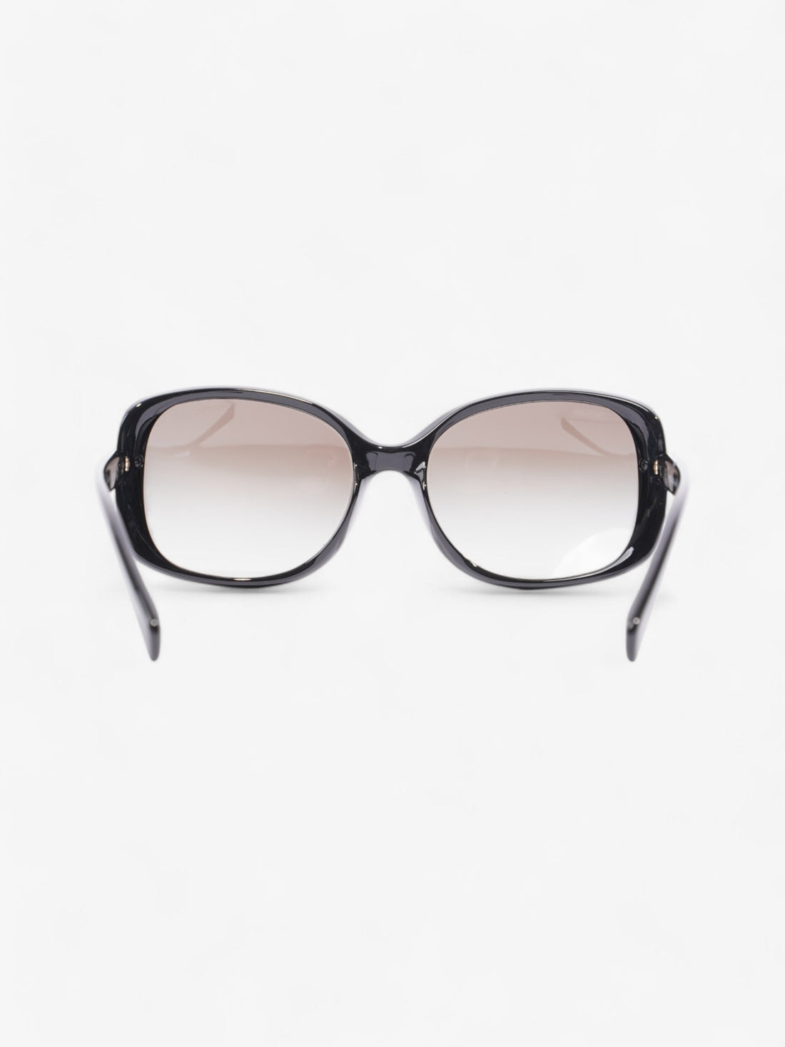 Prada Oversized Sunglasses Black / Light Gold Acetate 130mm