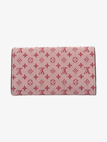 Louis Vuitton Mini Porto Tresor International Long Wallet Cerise Pink Monogram Canvas