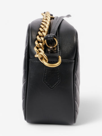 Gucci CS Marmont Black Matelasse Leather Small