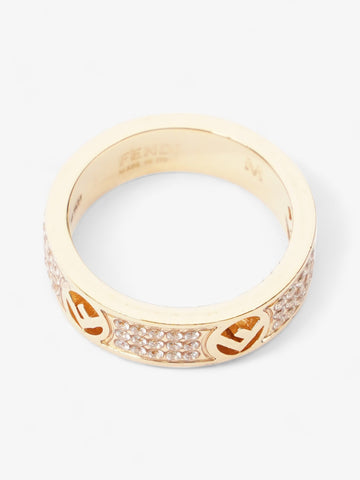 Fendi F is Fendi Ring Gold Base Metal Medium (54mm)