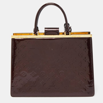 Amarante Monogram Vernis Deesse GM Bag