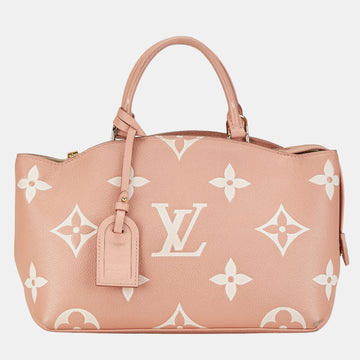 Pink Leather Petit Palais PM Satchel Bag