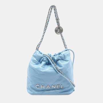 Mini Shiny Calfskin 22 Handbag