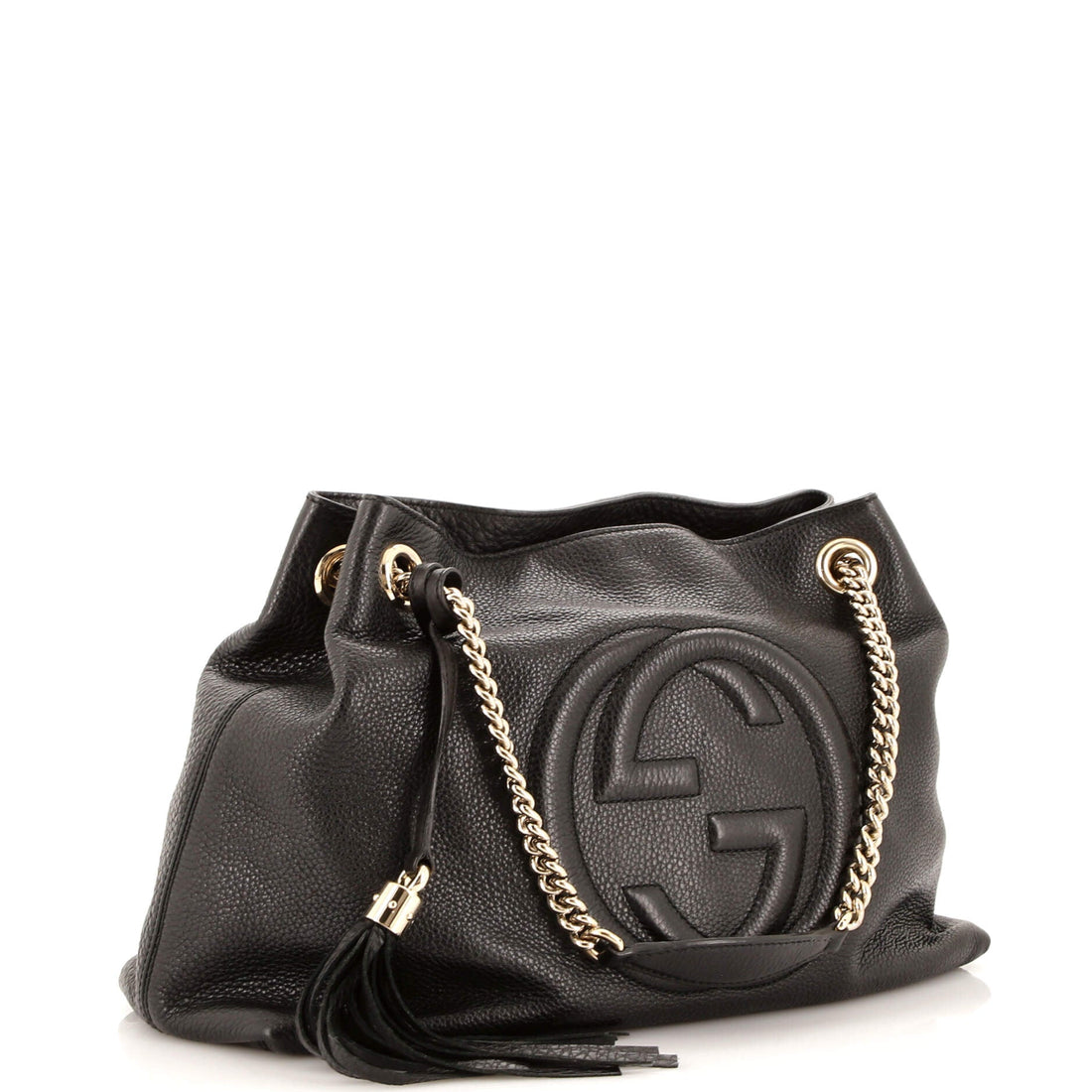 Soho Chain Strap Shoulder Bag Leather Medium