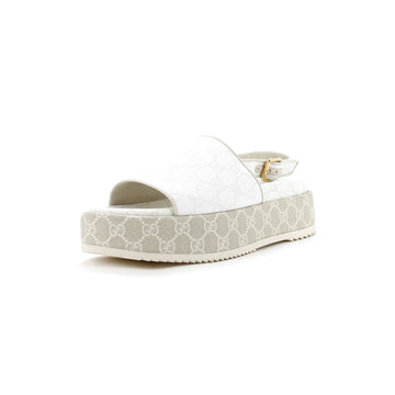 Women's Angelina Platform Slingback Sandals VS Coated Canvas