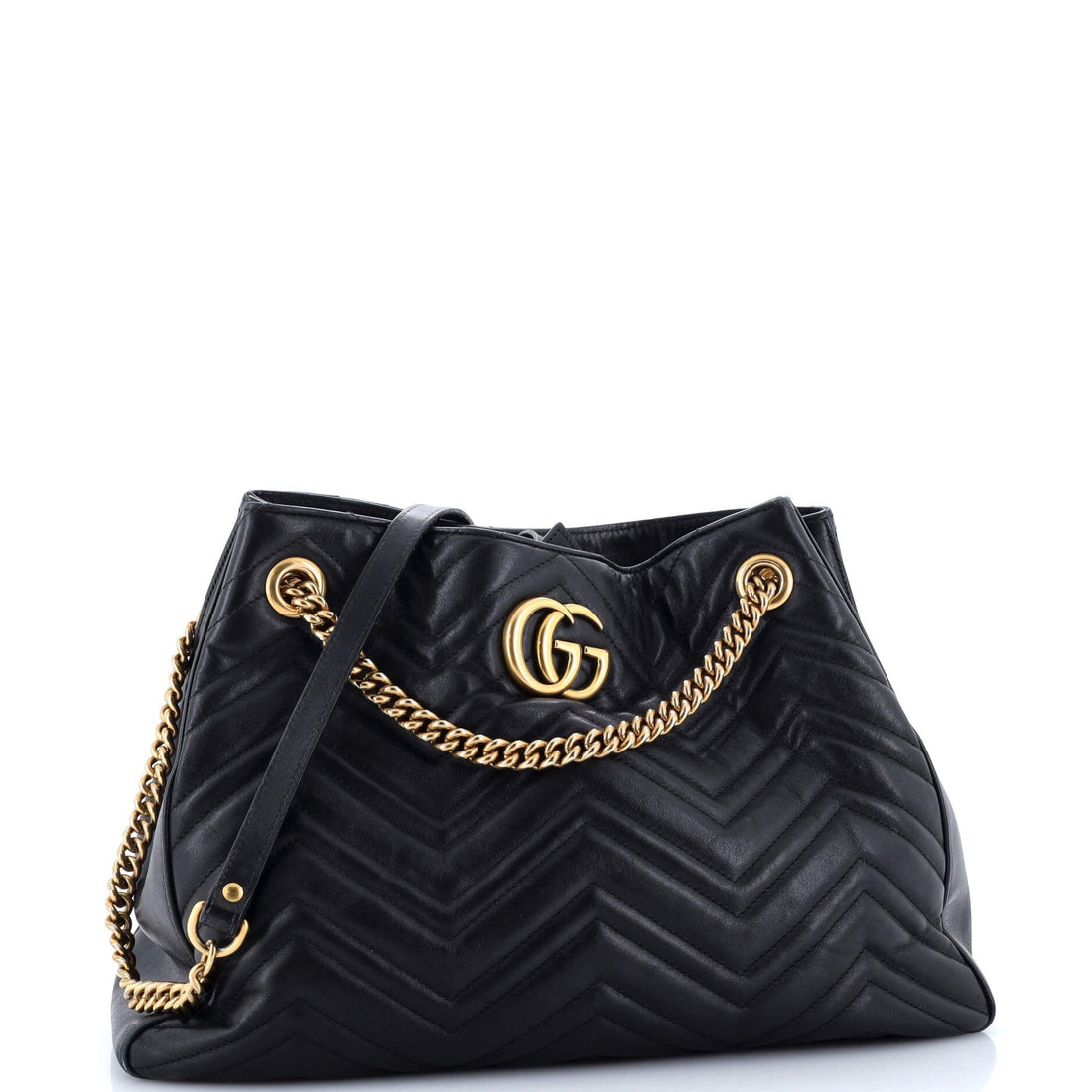 VS Marmont Chain Shoulder Bag Matelasse Leather