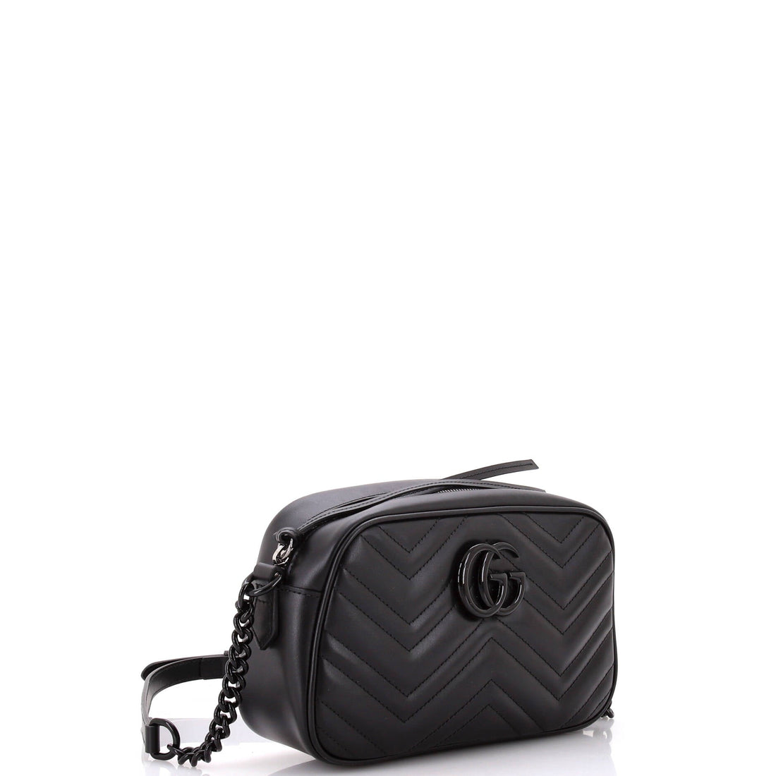 VS Marmont Monochrome Shoulder Bag Matelasse Leather Small