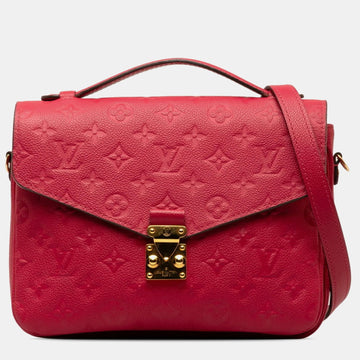 Red Monogram Empreinte Pochette Metis Shoulder Bag