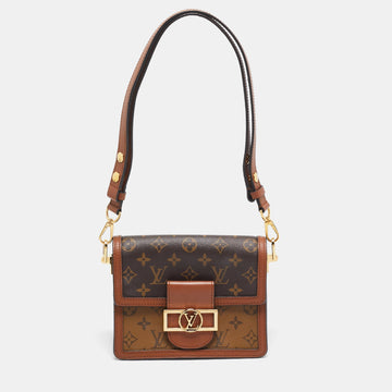 Reverse Monogram Canvas Mini Dauphine Bag
