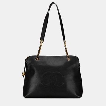 CC Caviar Shoulder Bag