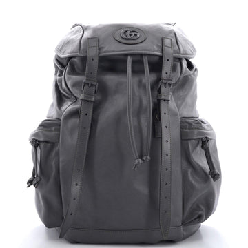 Tonal VS Double Pocket Belt Backpack Leather Large