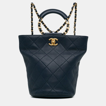Calfskin In The Loop Chain Backpack