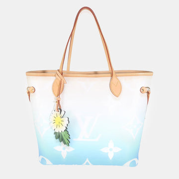 Blue Giant Monogram Canvas By The Pool Neverfull MM Bag