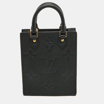Black Empreinte Leather Petit Sac Plat Bag