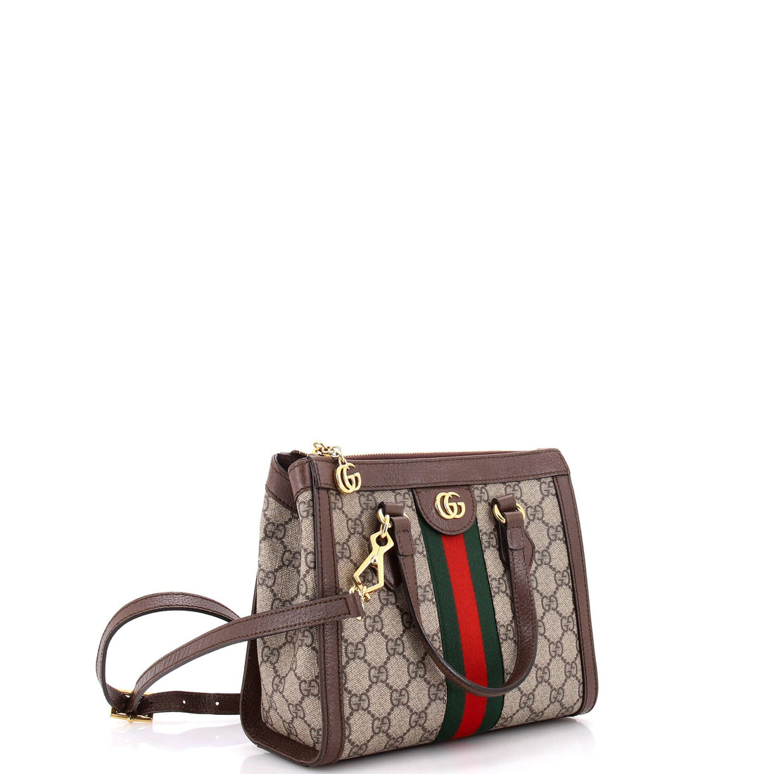 Ophidia Top Handle Tote VS Coated Canvas Small