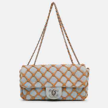 Small Denim Canebiers Net Flap