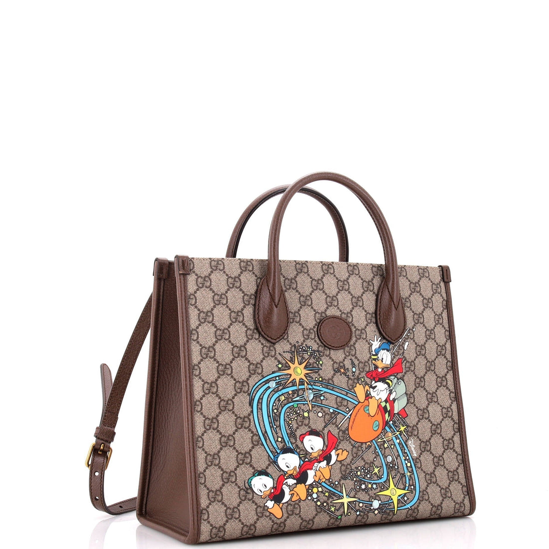Disney Donald Duck Convertible Tote Printed VS Coated Canvas Medium