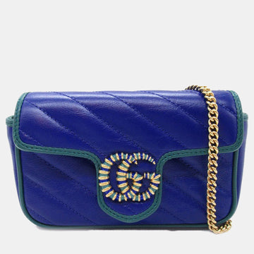 Super Mini GG Marmont Torchon Crossbody Bag