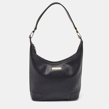 Black Leather Shoulder Bag