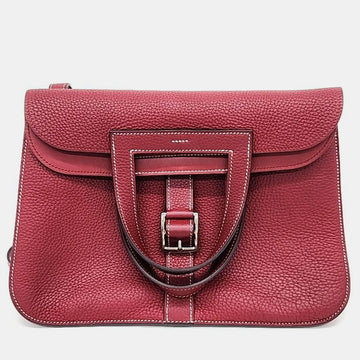 Fuchsia Chevron Gabrielle Mini Shoulder Bag