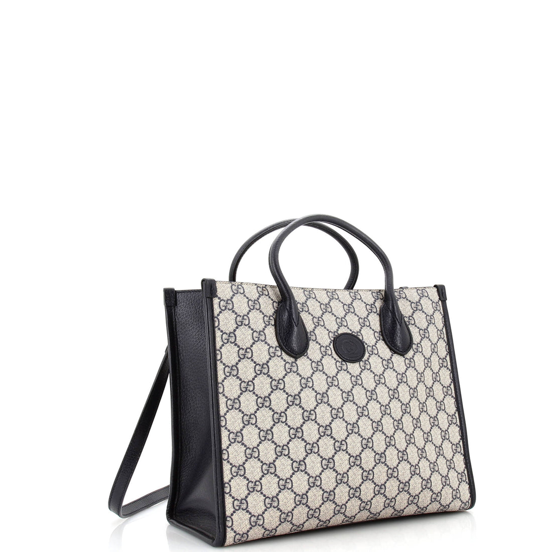Structured Top Handle Open Tote VS Coated Canvas Small
