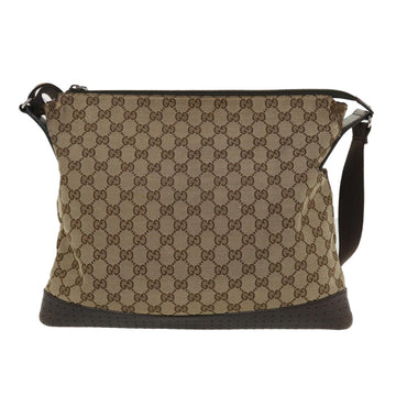 GUCCI VS Canvas Shoulder Bag Canvas Beige Brown 145856  ac1754