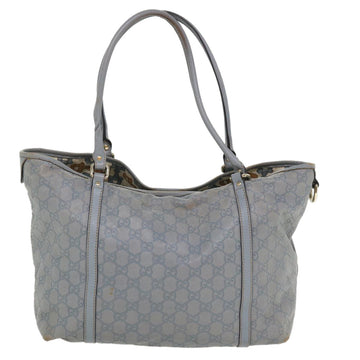 GUCCI VS Canvas Shoulder Bag Leather Light Blue 197953  ac1765