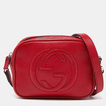 Red Leather Soho Crossbody Bag