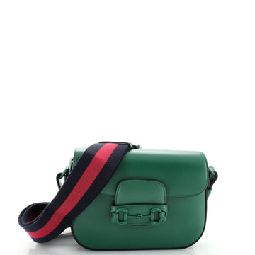 GUCCI Horsebit 1955 Shoulder Bag Leather Mini