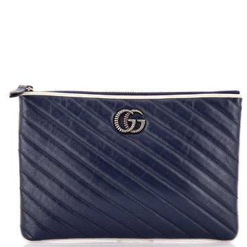VS Marmont Pouch Diagonal Quilted Leather