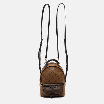 Monogram Reverse Canvas Mini Palm Springs Backpack