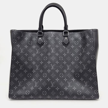 Black Monogram Eclipse Canvas Grand Sac Tote Bag