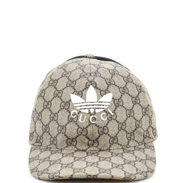 x adidas Double Sided Baseball Cap Embroidered VS Coated Canvas and Canvas